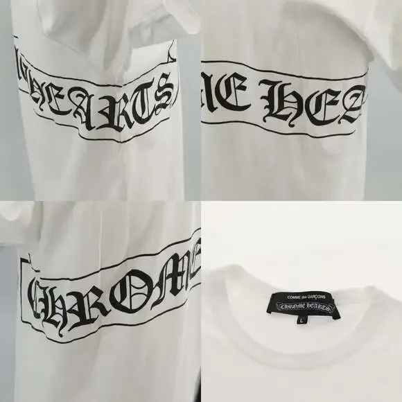 Chrome Hearts Label Logo Short Sleeve T-Shirt